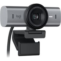 Logitech Webcam MX Brio 705 4K - Resolución UHD 4K, Auto Enfoque, 90° Campo de Visión,