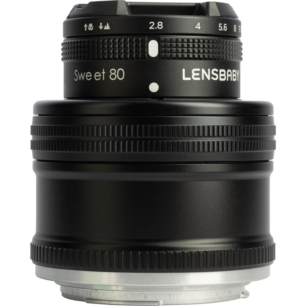 Lensbaby Fijo con Óptica Sweet 80 para Canon RF - 80mm f/2.8, 12 Lamas de Diafragma, Dist