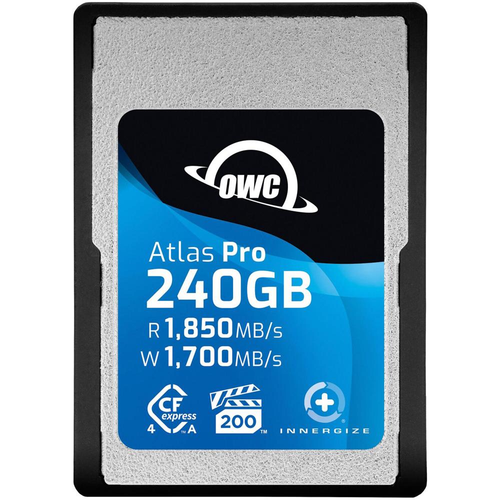 OWC Atlas Pro CFexpress 4.0 Type A 240GB - 1850 MB/s Lectura, 1700 MB/s Escritura, Resiste