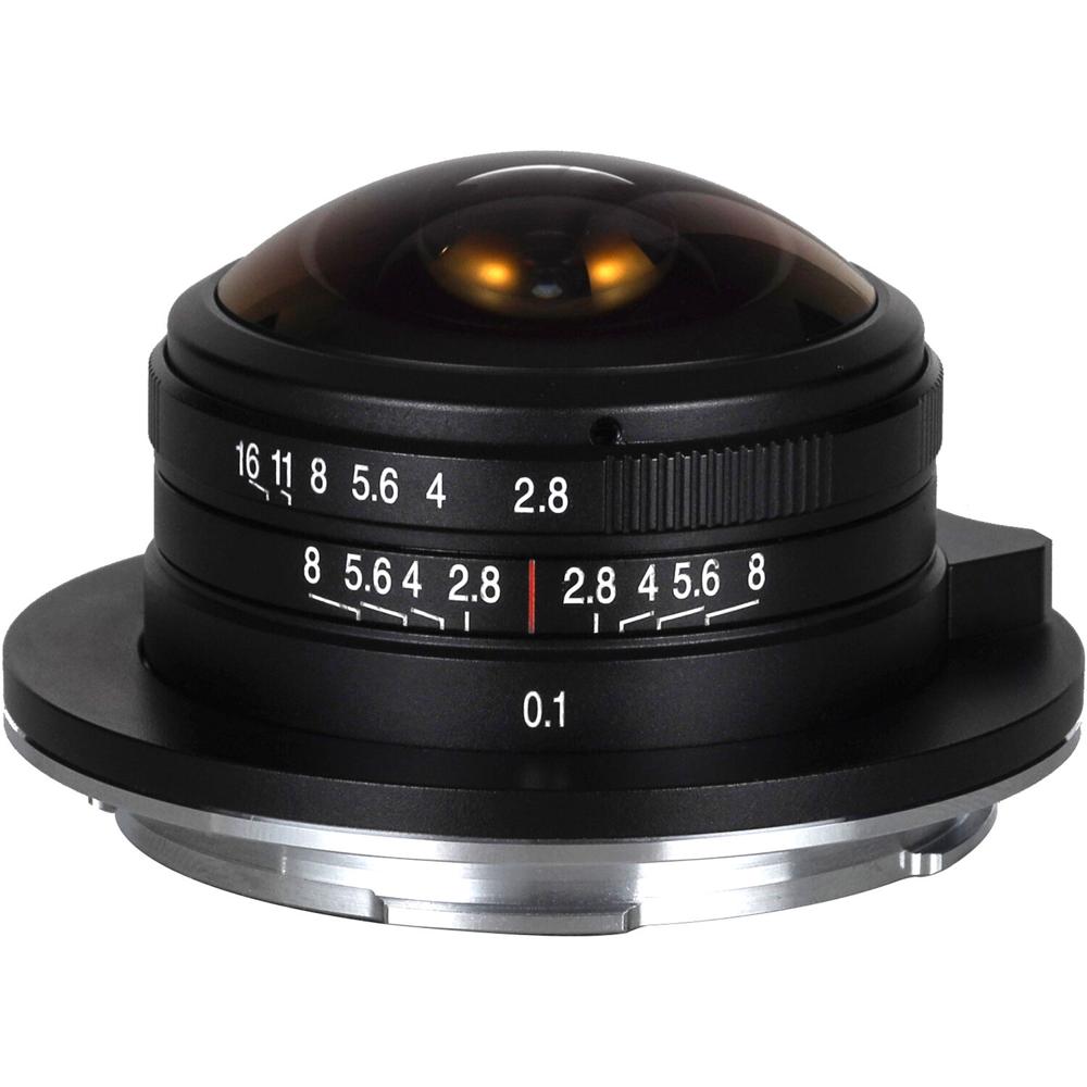 Venus Optics Laowa 4mm f/2.8 Fisheye Lens RF-Mount para Canon RF, 210° Ángulo de Vista,