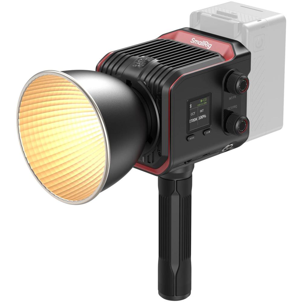 SmallRig RC 100B Monolight LED Bi-Color 2700-6500K, 20,100 Lux, Control por App y DMX, Com