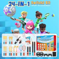 Kit de accesorios  24 en 1  Para Switch 2 Deportes Y Sensores Q Nintendo Switch 2