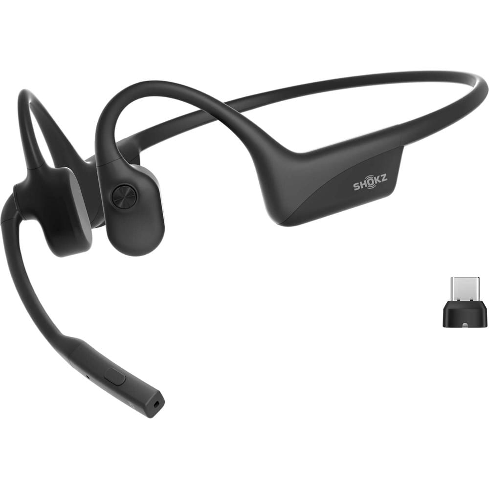 SHOKZ OpenComm2 UC Auricular Inalámbrico de Conducción Ósea con Micrófono Boom Rotator