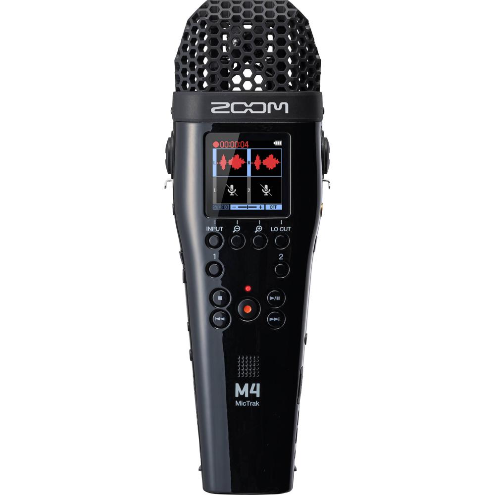 Zoom M4 MicTrak Grabadora de Audio Portátil 4 Canales con Micrófono Estéreo X/Y, Soport