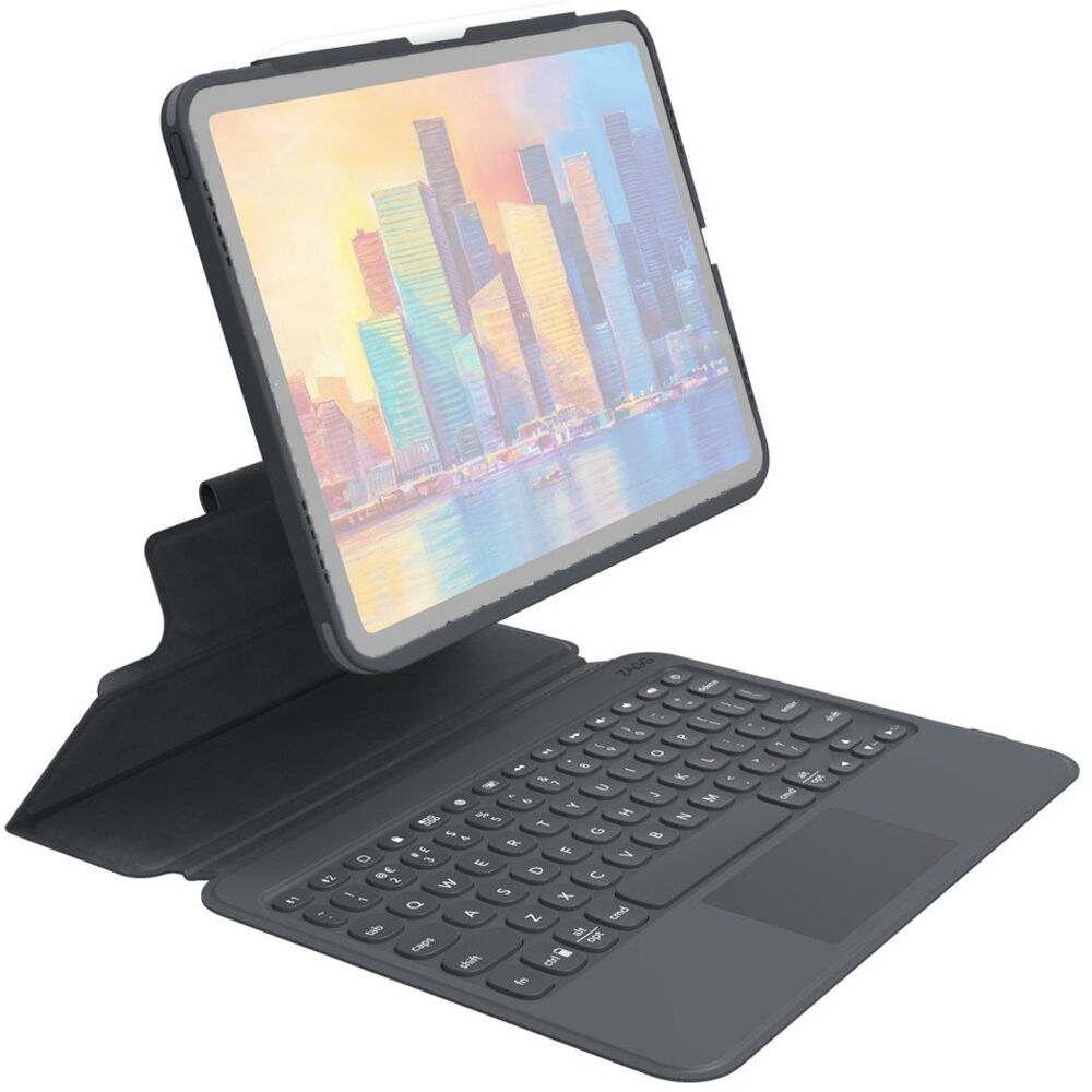 ZAGG Pro Keys Teclado Inalámbrico con Trackpad y Funda para iPad Air M2 de 13"" y iPad Pro