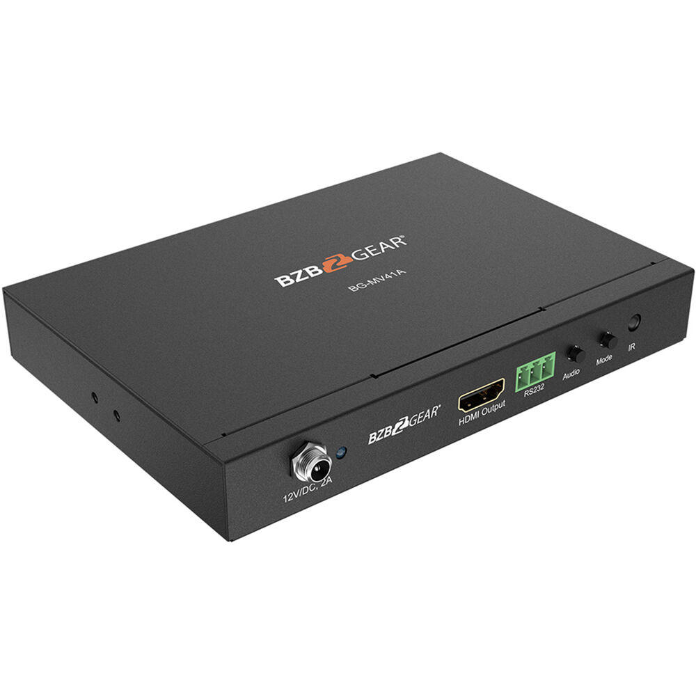 BZBGEAR Multiviewer BG-MV41A 4x1 HDMI con Switching Sincronizado, Resolución hasta 1080p6