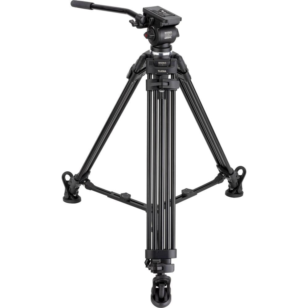 Magnus REX VT-4000-PRO-2 Trípode de Video de 2 Etapas con Cabezal Fluido - Soporta Cargas