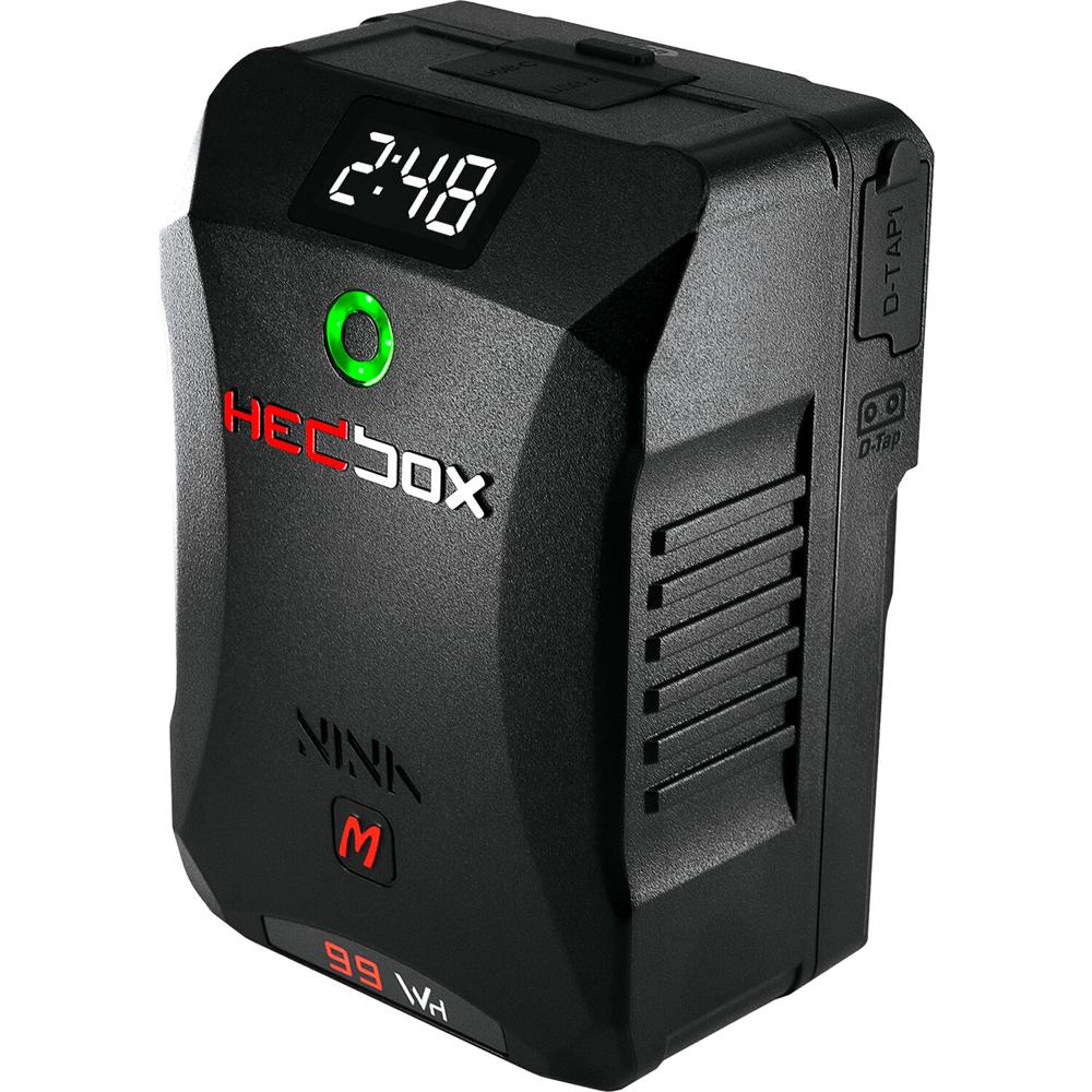 Hedbox NINA M 99.2Wh Batería Mini Gold Mount 16.8V con 2 D-Tap y USB-C
