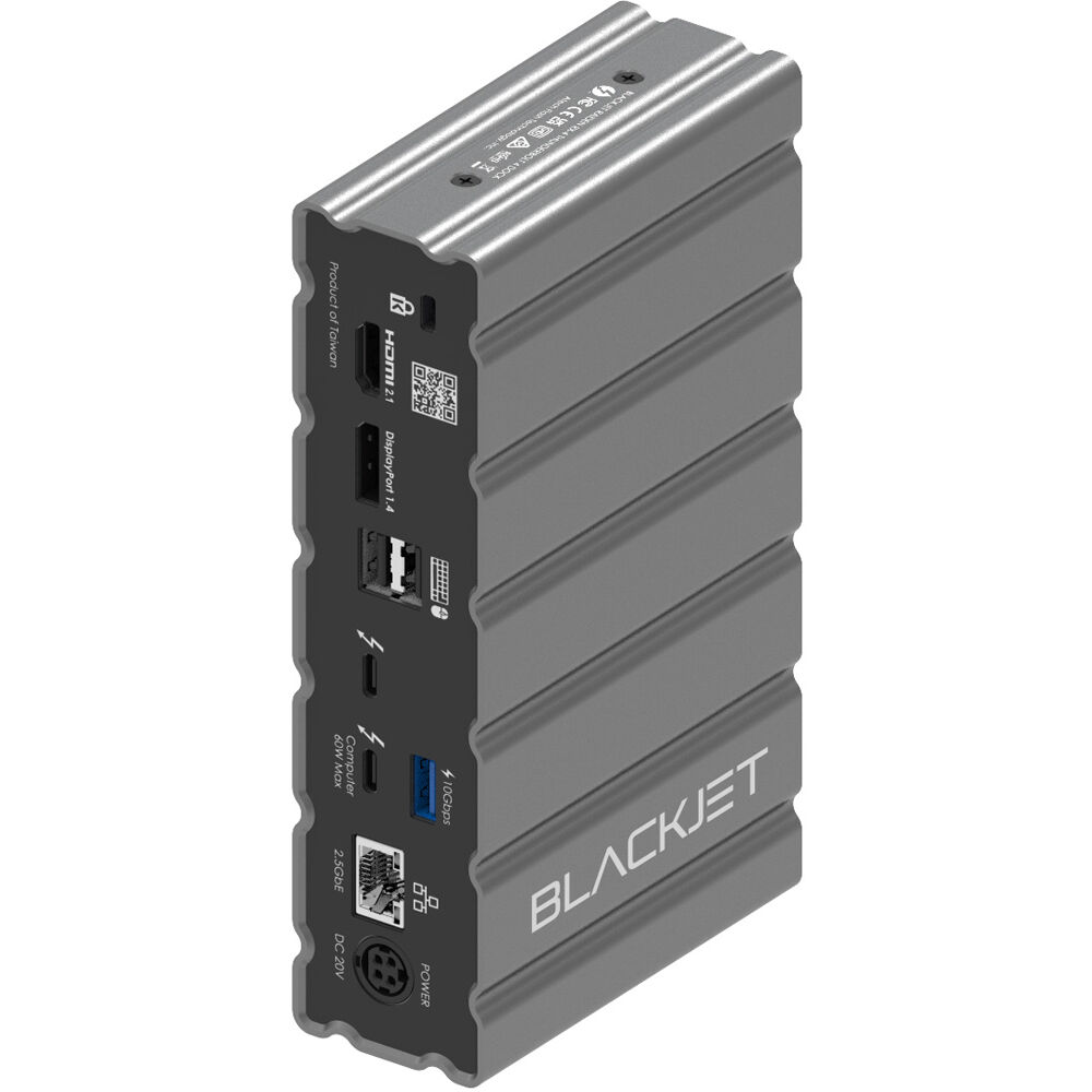 BLACKJET Docking Station Thunderbolt 4 RX-4 Raiden 17-en-1 con 1 puerto Thunderbolt 4, 4 p