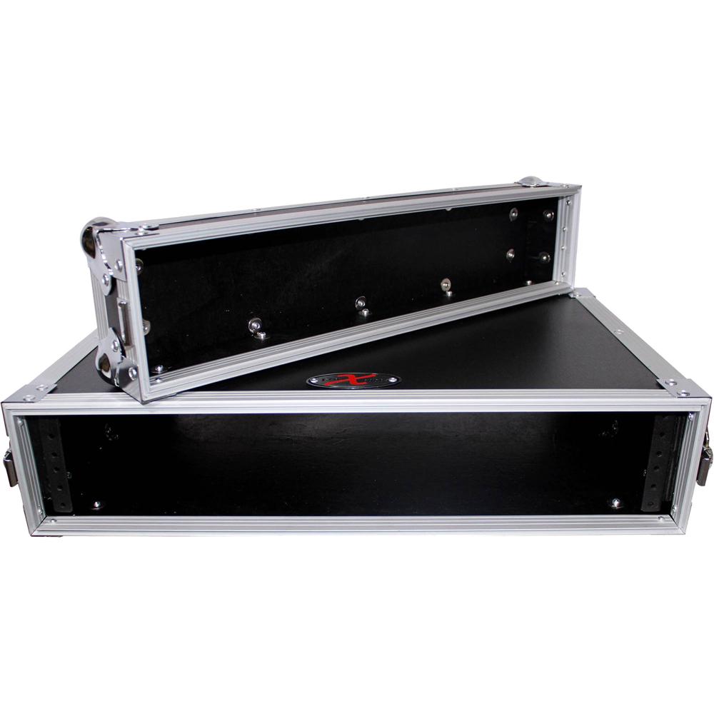 ProX Rack Case X-2UE Deluxe 2U para Efectos, 14"" de Profundidad, Plywood Laminado