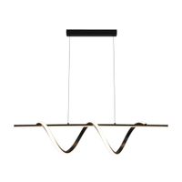 Lámpara Colgante Led Orange Wavy Luz Cálida