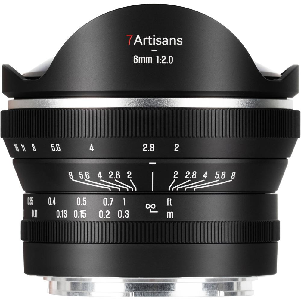 7Artisans Lente Fisheye 6mm f/2 para Nikon Z - 220° Ángulo de Vista, Enfoque Manual, 10