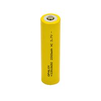 Baterias Recargables Con Pin/Boton 18650 2000mAh Marca Opalux ICR18650-2000Hc