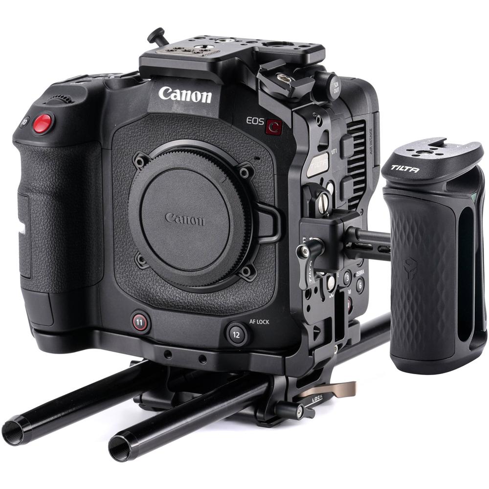 Tilta Cage Avanzado para Canon C80 - Estructura Modular con Baseplate y Manija Lateral NAT