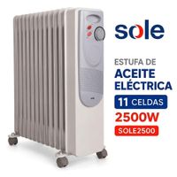 Estufa de Aceite Sole Eléctrica 11 celdas 2500W SOLE2500
