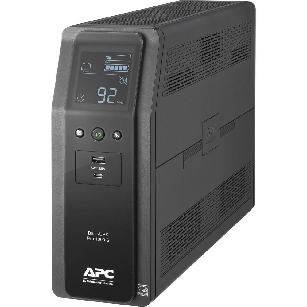 APC Back-UPS Pro BR 1000VA - 10 Salidas NEMA 5-15R, 600W, Protección contra Sobretensione
