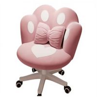 Silla De Tocador Kawai Escritorio Giratoria Huellita Acolchada Premium 190417-2