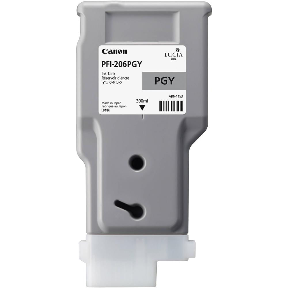 Canon PFI-206 Cartucho de Tinta Photo Gray 300 ml para impresoras imagePROGRAF iPF6400, iP