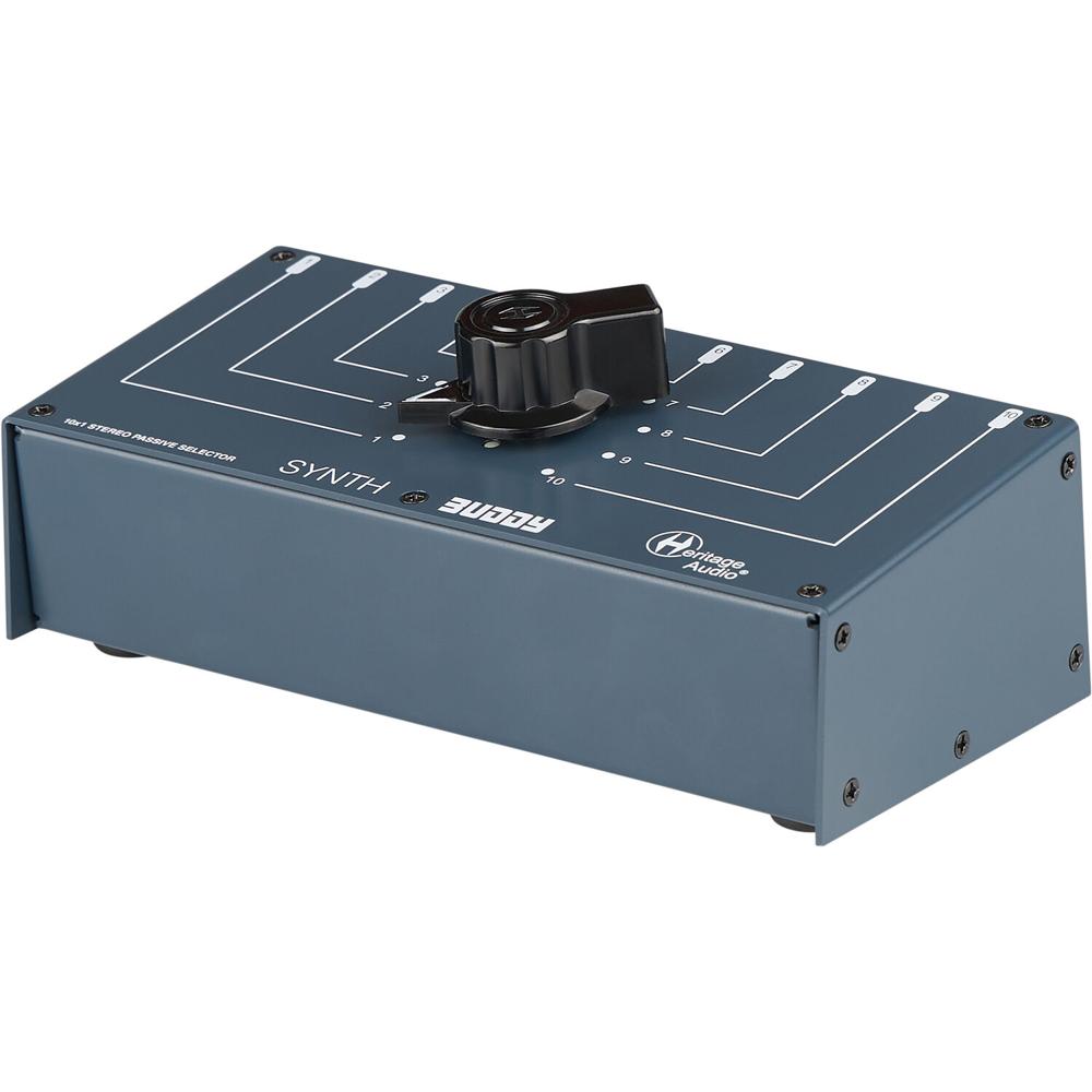 Heritage Audio SYNTH BUDDY 10-to-1 Stereo Passive Desktop Switch - Diseño Pasivo, 10 Entr
