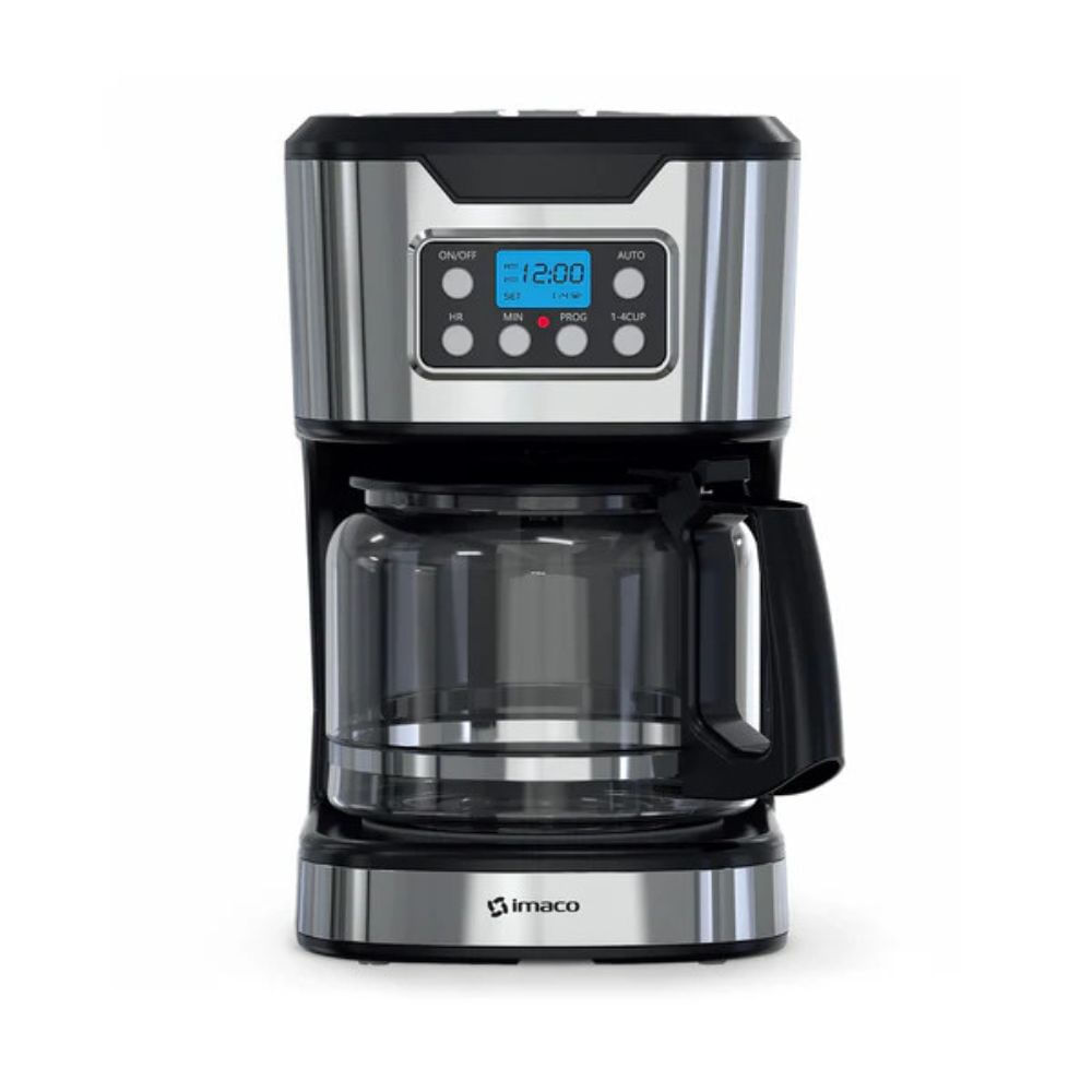 Cafetera Electrica Imaco CM1282 12 tazas pantalla digital