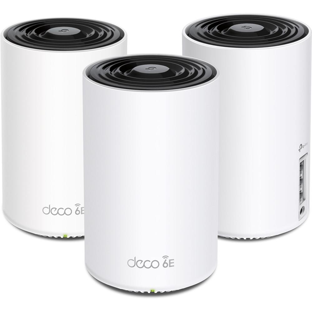 TP-Link Deco XE75 AXE5400 Sistema Wi-Fi Mesh Tri-Banda 3 Piezas, 5378 Mb/s, Wi-Fi 6E, 3 Pu