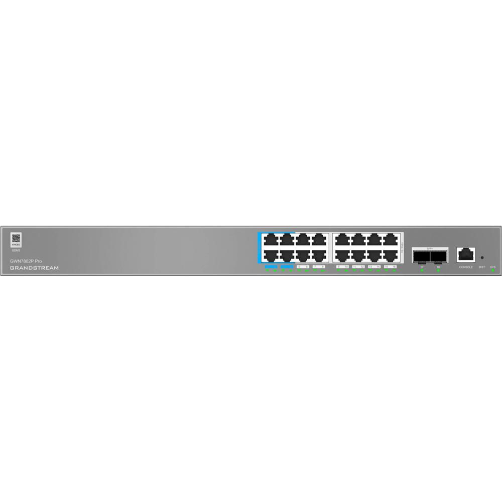 Grandstream GWN7802P Pro Switch Administrado 16 Puertos Gigabit PoE++ 250W