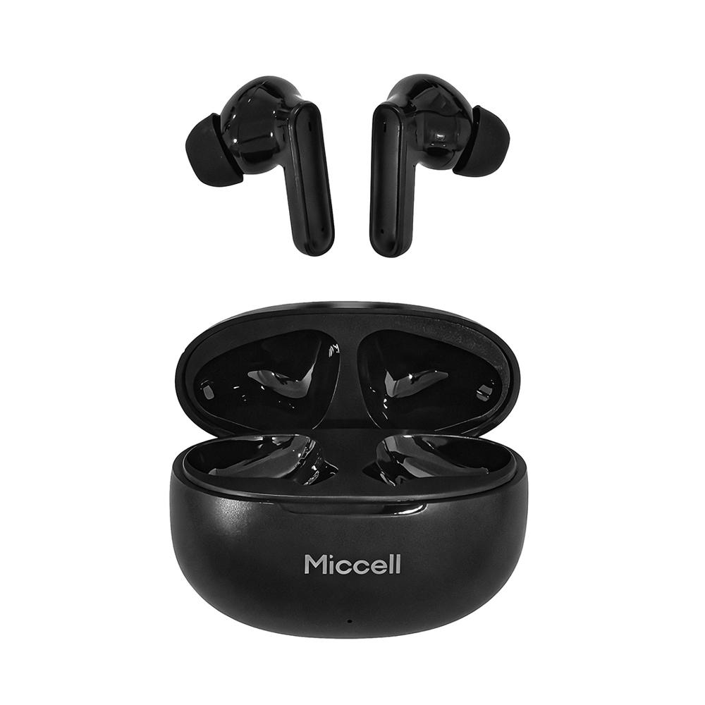 Miccell Audífonos Bluetooth TWS Inalámbricos con Sonido Estéreo para Celular