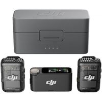 DJI Mic 2 Sistema de Micrófono Inalámbrico Digital Compacto para 2 Personas - Grabador p