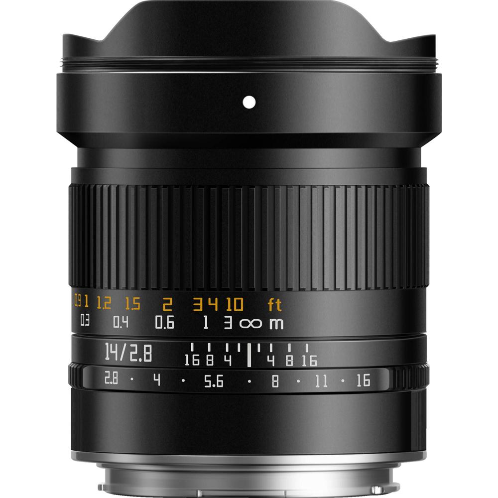 TTArtisan L-Mount 14mm f/2.8 Objetivo Ultra Gran Angular con Diafragma de 8 Palas