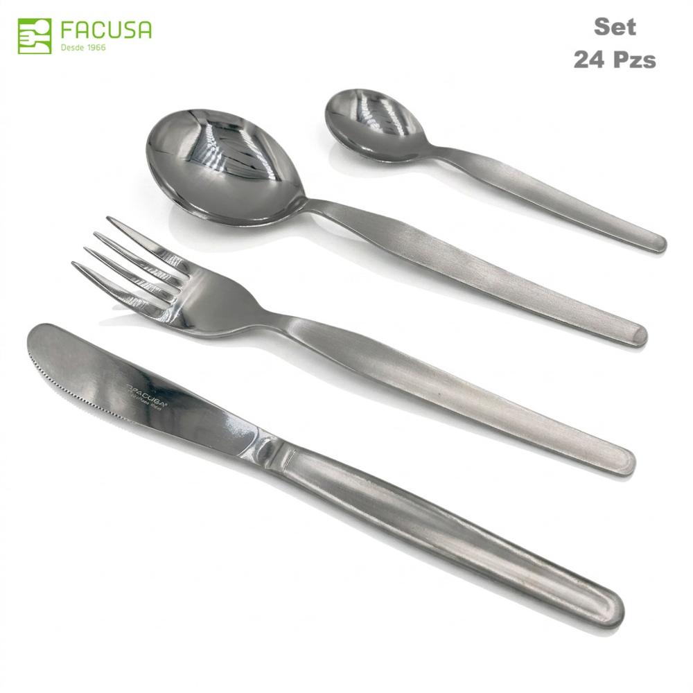 Set de Cubiertos de 24 Piezas Mod.510 - Facusa