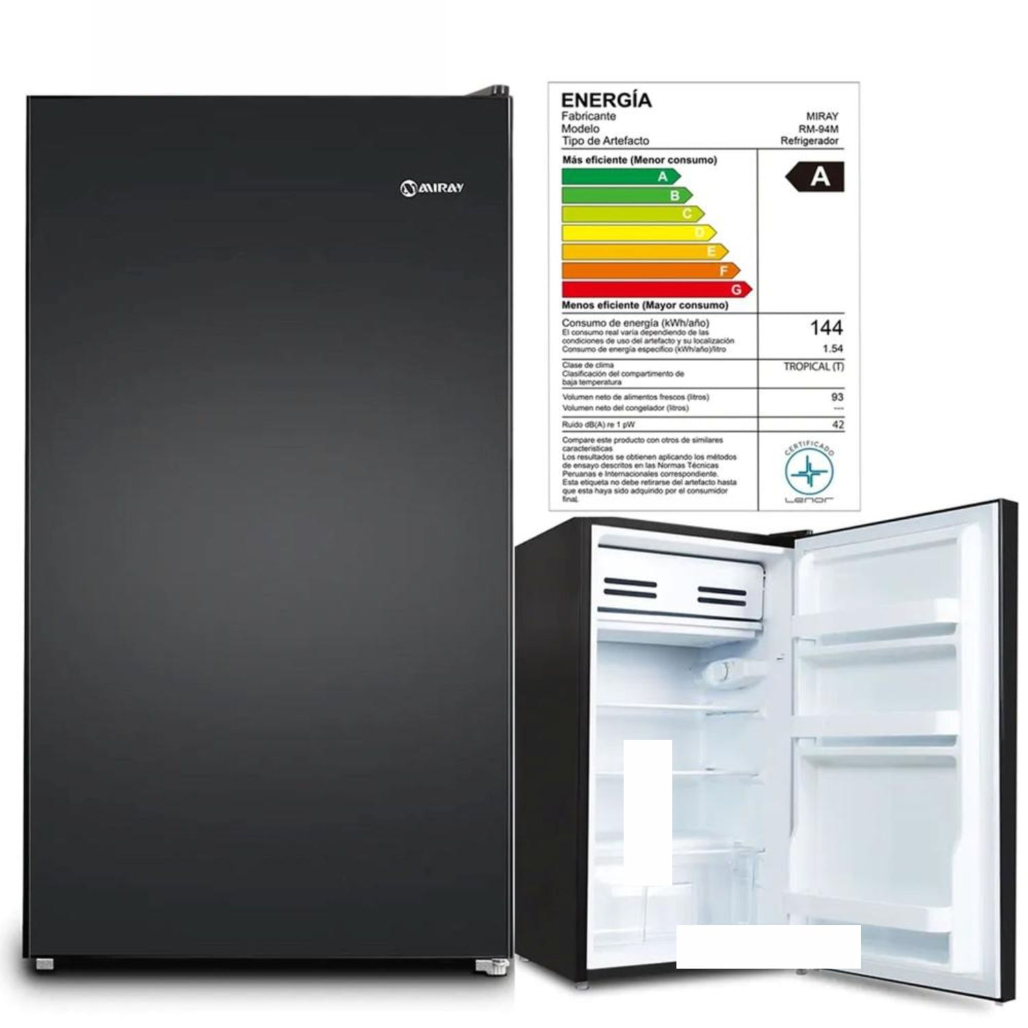 Frigobar-Refrigeradora  RM-94M 93 L