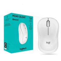 Mouse Inalámbrico Logitech M240 Silent-Blanco