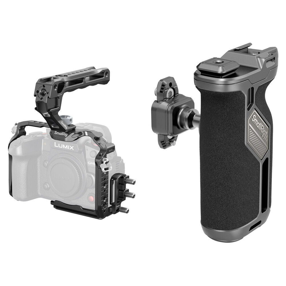 SmallRig Cage para Panasonic Lumix GH7/GH6 con Manija Superior y Lateral, Incluye Soporte