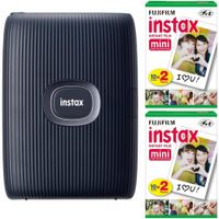 IMPRESORA FUJIFILM INSTAX MINI LINK + PELÍCULA MINI 40HJ SET 2PZS | DENIM OSCURO
