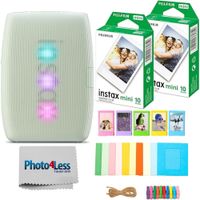 IMPRESORA FUJIFILM INSTAX MINI LINK 3 + PELÍCULA MINI 20HJ + MARCOS SET 4PZS | VERDE SALVIA