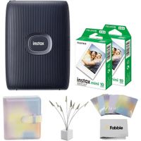 IMPRESORA FUJIFILM INSTAX MINI LINK 2 + PELÍCULA MINI 20HJ + ÁLBUM SET 5PZS | AZUL ESPACIAL