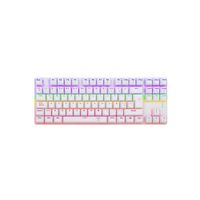 Teclado Gamer T-Dagger Bora Lite Rainbow Español Red Switch Blanco