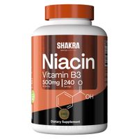 Shakra Niacin Niacina  500mg 240 Capsules