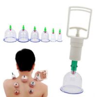 SET 6COPAS Ventosas Chinas Para Vacumterapia Copas de Succion Masajes Tradicional China