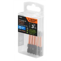 Estuche con 5 puntas de cruz PH2 de impacto largo 3pulg TRUPER - 100821