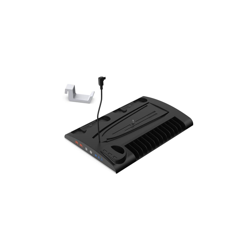 Base Multifuncional Dobe con Refrigeración y Carga para PS5 Slim y PS5 Pro TP5-3570D-Black