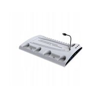 Base Multifuncional Dobe con Refrigeración y Carga para PS5 Slim y PS5 Pro TP5-3570D-White