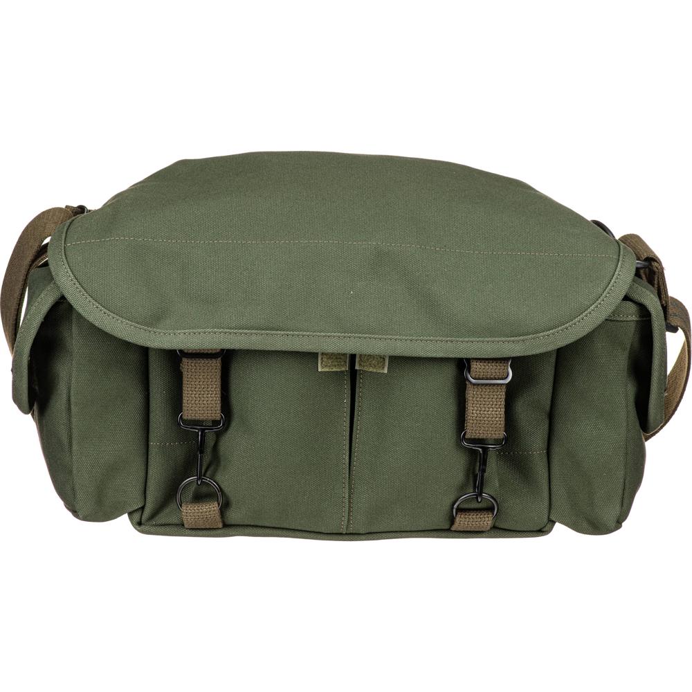 Domke F-2 Bolsa de Hombro Canvas Olive Drab - Capacidad para 2 DSLRs y 4-6 Lentes, 6 Compa