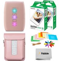 IMPRESORA FUJIFILM INSTAX MINI LINK 3 + PELÍCULA MINI 20HJ + FUNDA SET 5PZS | ROSA