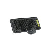 Teclado Logitech y Mouse Pop Icon Bluetooth Wireless Graphite