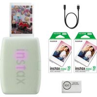 IMPRESORA FUJIFILM INSTAX MINI LINK 3 STARTER KIT SET 3PZS | VERDE SALVIA