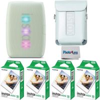 IMPRESORA FUJIFILM INSTAX MINI LINK 3 + PELÍCULA MINI 40HJ + FUNDA SET 3PZS | VERDE SALVIA