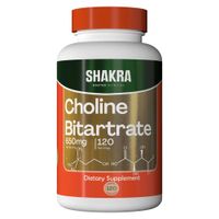 Shakra Choline Bitartrate 120 Capsules Bitartrato de colina