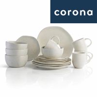 Vajilla Corona Orion 16 Piezas Cerámica Estilo Artesanal