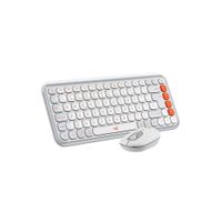 Teclado Logitech y Mouse Pop Icon Bluetooth Wireless White